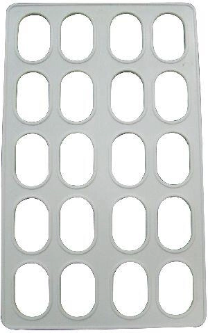 Minilaskonka sablon 30 × 18 cm, 20 nyílás
