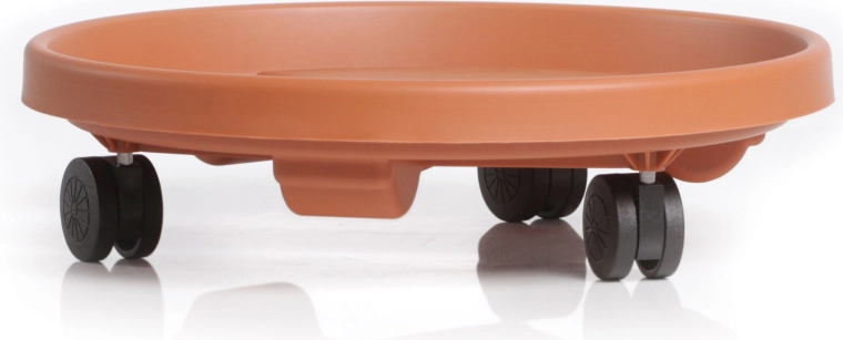 Gurulós terrakotta virágcserép-alátét 30,5 cm Rondo