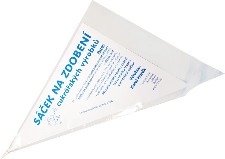 Cukrász habzsák díszítéshez, 25 cm