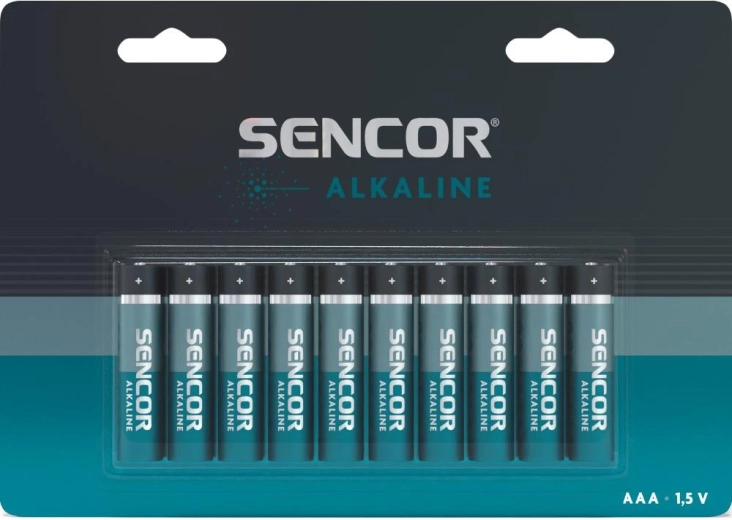 Sencor alkáli elemek AAA LR03, 10 db