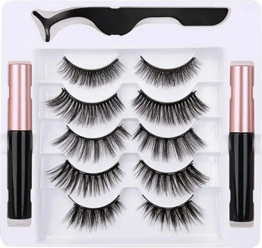 Mágneses szempillák 5x mágneses szemhéjtussal