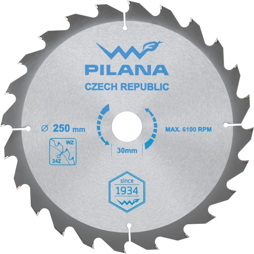 PILANA fűrészlap 250 mm, 24 fog, WZ, SK