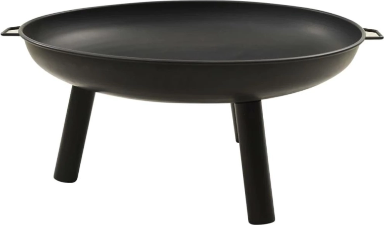 kerti tűzrakóhely, fekete fém