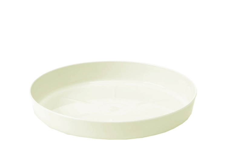 Lamela krémszínű virágcserép-alátét 28 cm
