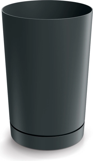 Tubo virágcserép 30 cm sötétszürke