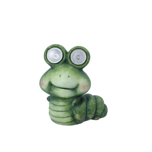 Kerti hernyó világító LED szemekkel