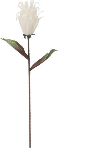 Dekoratív virág 76 cm fehér