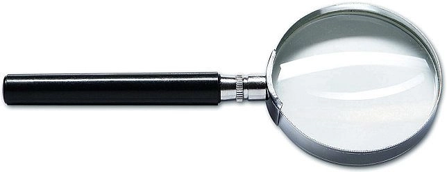 CONCORDE nagyító fém kerettel, 75 mm átmérő