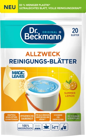Univerzális tisztítókendők Summer Lemon illattal, 20 db