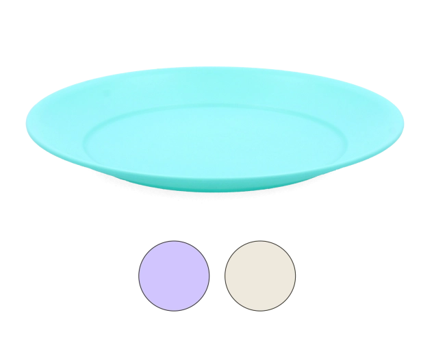 Kerek desszerttányér 20,5 cm tartós műanyagból