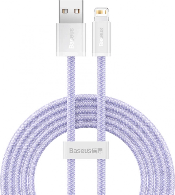 USB–Lightning kábel BASEUS Dynamic 2, 2 m, 2,4 A, lila