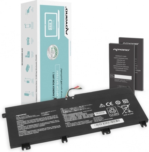 Movano akkumulátor Asus ROG Strix GL703VD / GL503VM / GL503VD / FX503VM (B41N1711) 4240 mAh 64 Wh