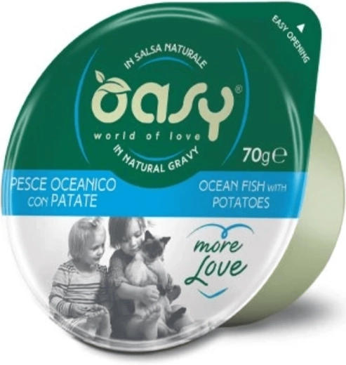 Oasy More Love óceáni hal burgonyával 70 g pohár