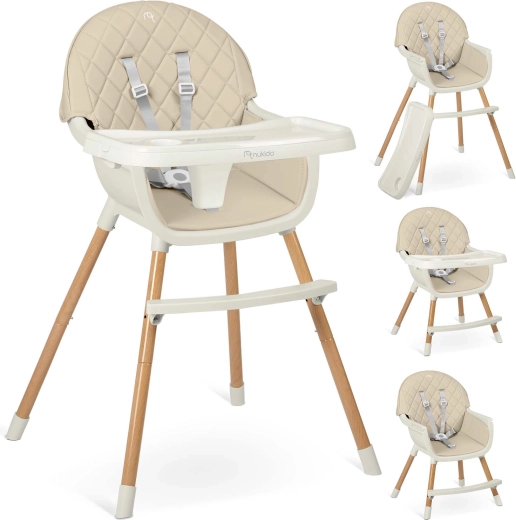 NUKIDO Lilo etetőszék, bézs