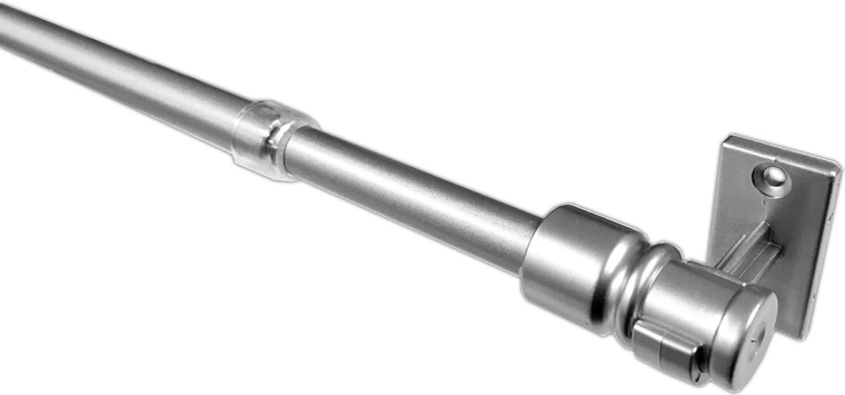 Teleszkópos vitrázsrúd CAFE 75–135 cm, nikkel, átmérő 1,6 cm