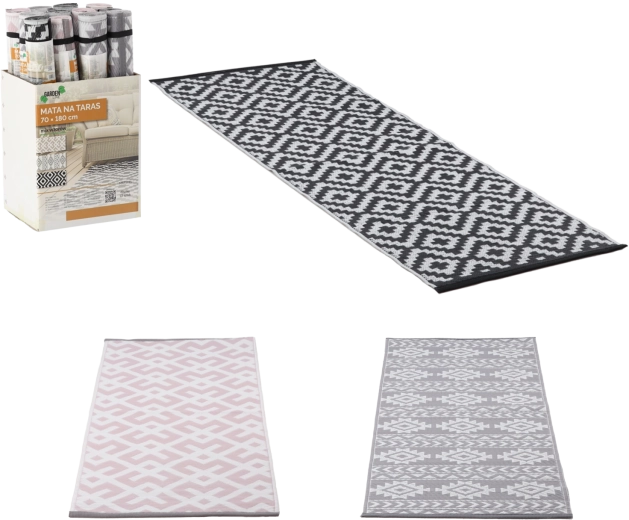 Kültéri futószőnyeg teraszra 70 × 180 cm, mintakeverék