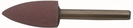 Ovális csiszolókő 16 × 32 mm, 6 mm szárral, szemcseméret 60