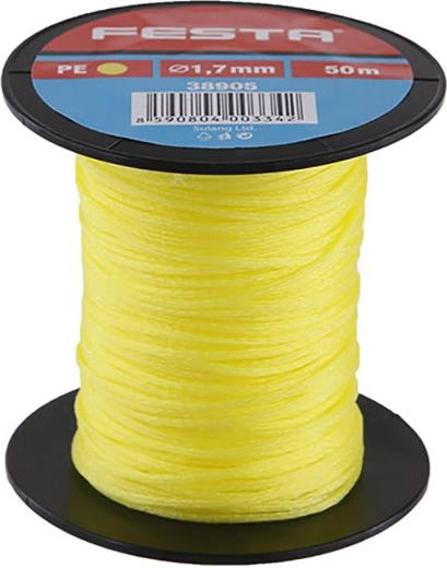 FESTA kőműves zsinór 1,7 mm × 50 m, sárga