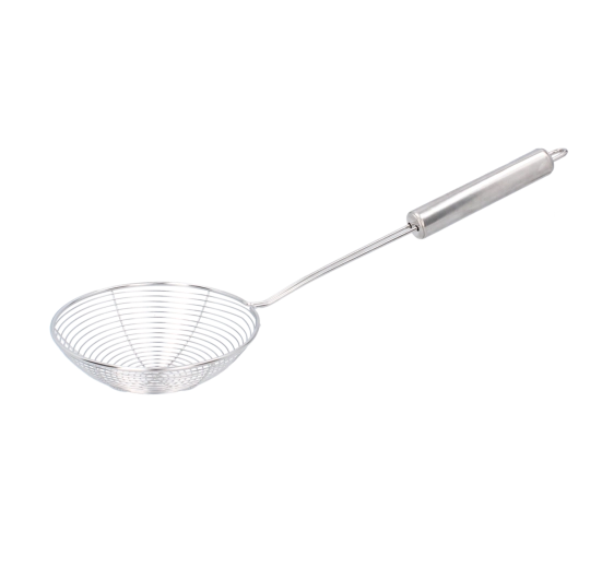 Fém szűrő fogantyúval, 13,5 cm