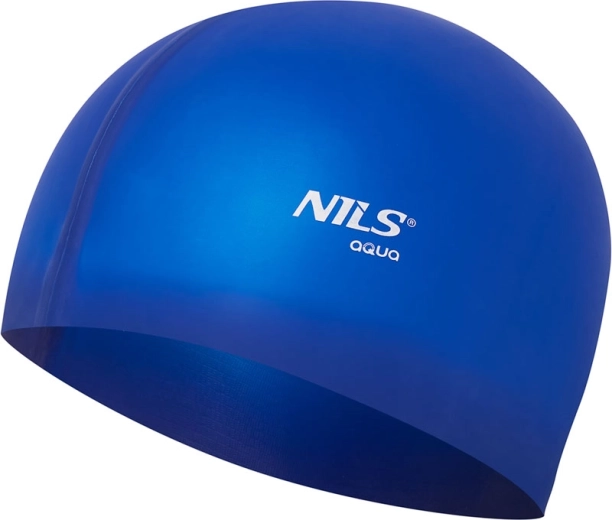 NILS Aqua szilikon úszósapka, sötétkék