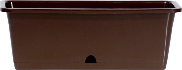Műanyag virágláda Camelia 59,5 cm barna