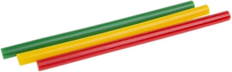 Színes olvadó ragasztórudak 7,2 × 100 mm, 12 darabos készlet