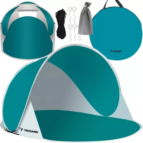 Trizand POP-UP strand sátor 190 × 120 × 86 cm UV-védelemmel