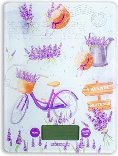 TORO digitális konyhai mérleg 5 kg – levendula