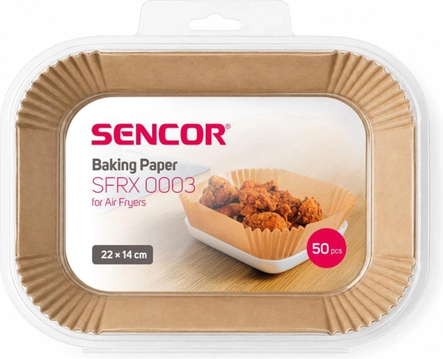 Sencor sütőpapír forrólevegős fritőzhöz, 50 db