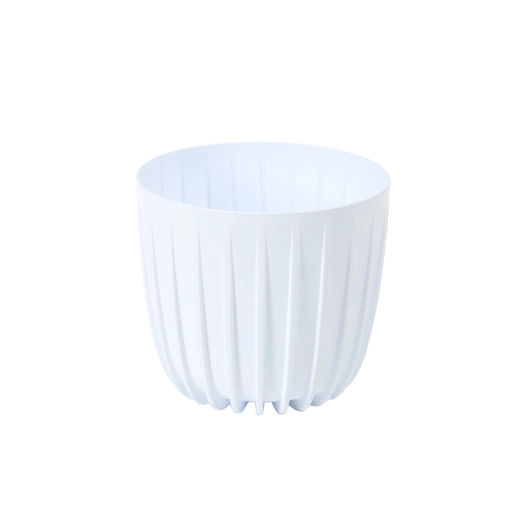 Alacsony Mira 160 fehér virágcserép