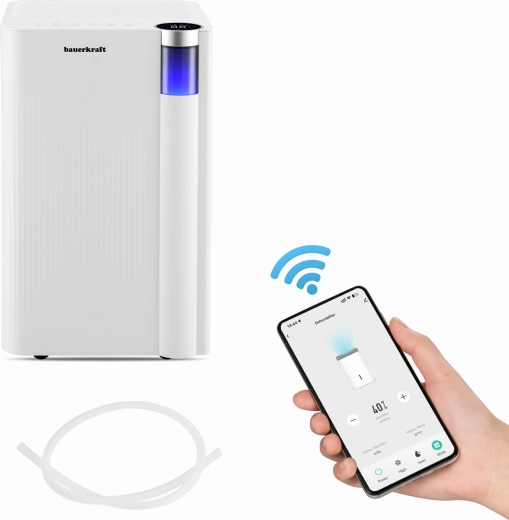Bauerkraft páramentesítő 12 l/24 h Wi-Fi-vel