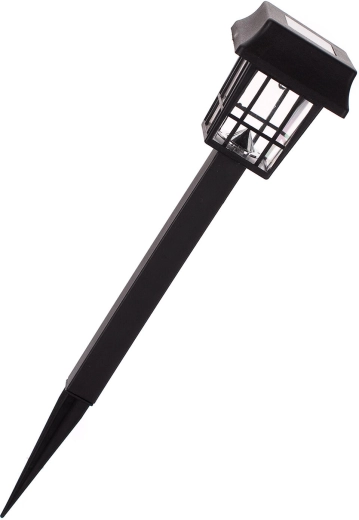 Szolár kerti lámpa 1 LED-del, fekete