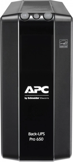 APC Back-UPS Pro 650VA AVR-rel és LCD-vel, 6x IEC C13 szünetmentes tápegység