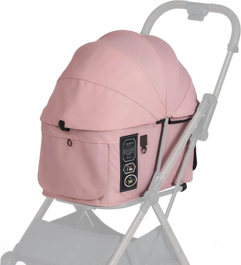 FIKAGO FTG2 babakocsi tető és huzat, Mist Pink