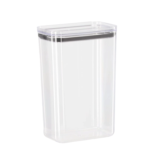 Téglalap alakú, 3,1 l-es élelmiszertároló doboz tömítéssel