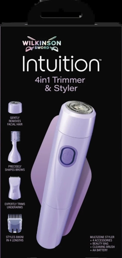 Wilkinson Sword Intuition trimmer és styler 4 az 1-ben multifunkciós szőrvágó és borotva