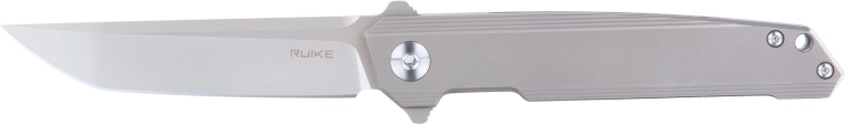 Ruike M126-TZ zsebkés 9 cm, szürke titán, Bead Blasted