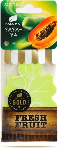 Paloma Gold Fresh Fruit Papaya függő autóillatosító