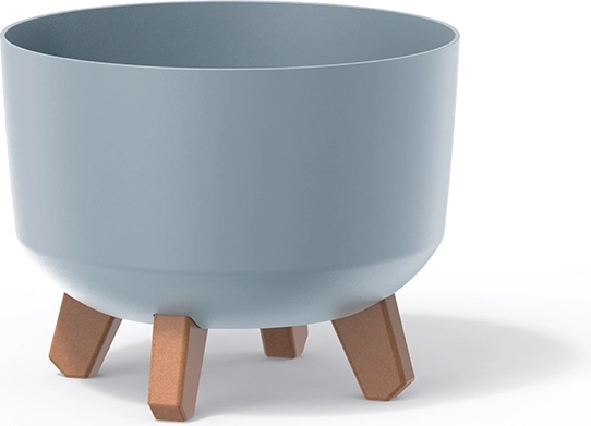 Gracia Standard lábas kaspó lábakon, 23,5 cm – világosszürke