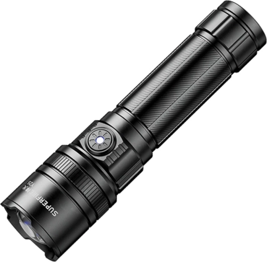 SUPERFIRE Y25 zseblámpa lézerdiódával, 600 lm és 450 m hatótáv