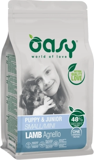 Oasy One Animal Protein Puppy Small/Mini bárány 2,5 kg
