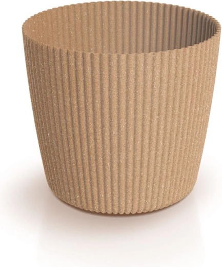 Milly Round Eco Wood virágcserép 23,6 cm naturo ECO