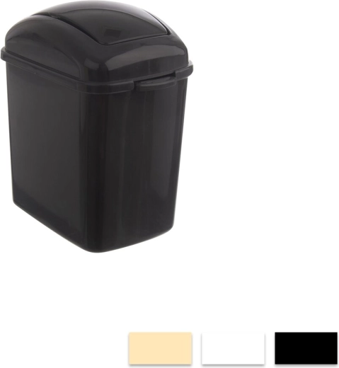 Mini szögletes szemetes billenő fedéllel 1,17 l (színkeverék)