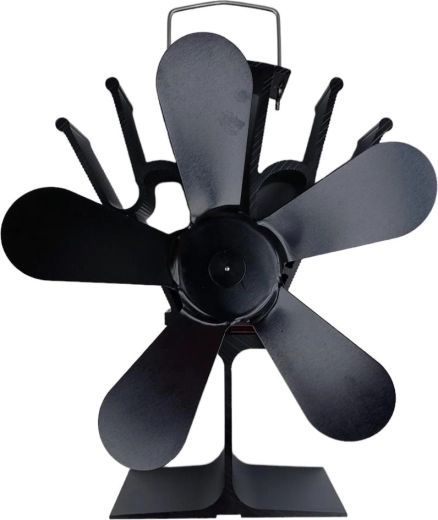 Hőmeghajtású kandallóventilátor alumíniumból