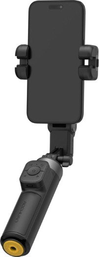 AOCHUAN M3 Pro mini telefonstabilizátor AI szenzorral, RGB fénnyel és távirányítóval (fekete)