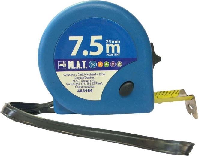 Önbehúzó mérőszalag 7,5 m × 25 mm ASSISTENT