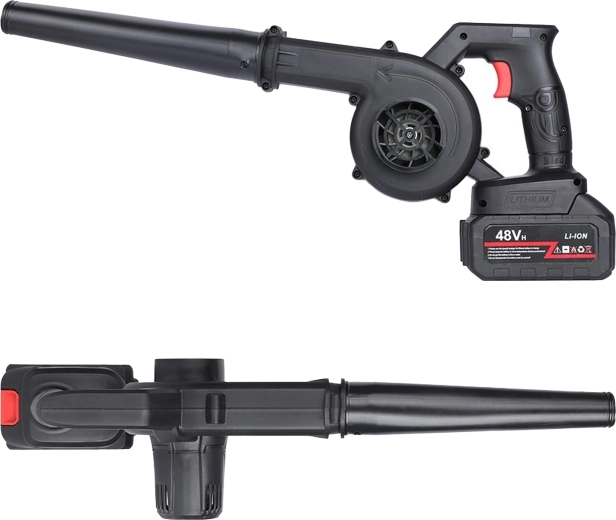 Erős akkumulátoros kézi lombfúvó és porszívó 2 az 1-ben, 48V Li‑ion