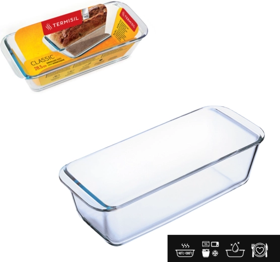 TERMISIL üveg püspökkenyér forma 28,5 cm