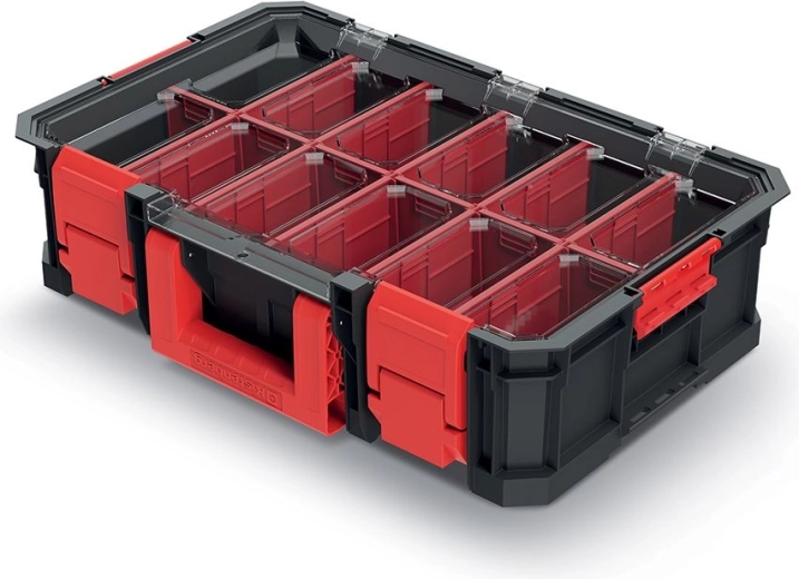 Moduláris szállító doboz 517 × 331 × 134 mm, fekete