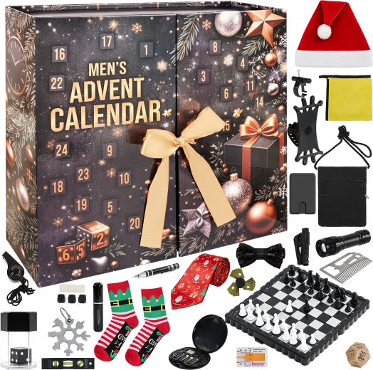 Adventi naptár férfiaknak 24 ajándékkal